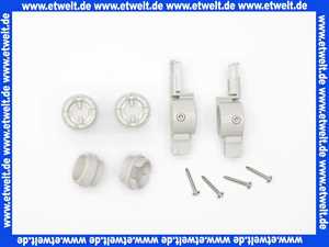 4504 Kermi Satz Lager unten zu silberner Duschabtrennung