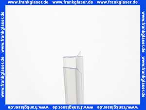 669 Kermi Dichtprofil für Serie Bella waagerecht in Silber