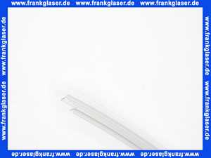 669 Kermi Dichtprofil für Serie Bella waagerecht in Silber