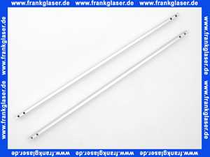 F412233 Kermi Rahmenprofil waagerecht zu Nova2000, Seitenwand silber-matt H:1600mm