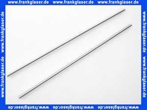F412233 Kermi Rahmenprofil waagerecht zu Nova2000, Seitenwand silber-matt H:1600mm
