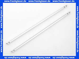 F412233 Kermi Rahmenprofil waagerecht zu Nova2000, Seitenwand silber-matt H:1600mm