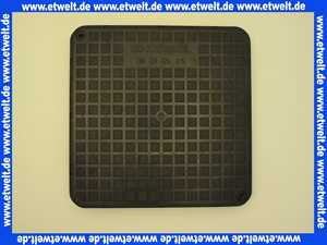 83050 Kessel Abdeckplatte schwarz inklusive Dichtung