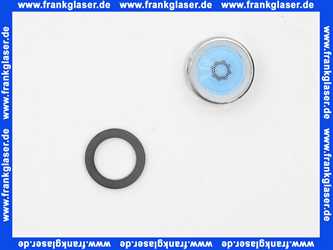 50100010302 Keuco Strahlregler Ersatzt.Arm. 50100, verchromt, M24x1 AG hellblau,