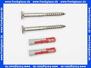 Keuco Befefestigungs-Set 2 Plan Care 34991, 2xSenkschraube 10x80 V2A 2xDübel UX12 34991000100