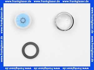 Keuco Strahlregler Ersatzt.ARM 50100 verchr. M24x1 AG hellblau 50100010302