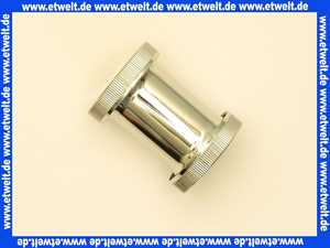 104320500 Kludi WT-u.Bidet-Sifon Rohrkupplung mit 2 Verschraubungen chrom