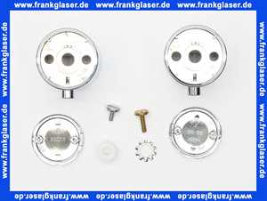 Kludi Ersatzteil Griffset Thermostat Dual Shower System chrom 7494305F-00