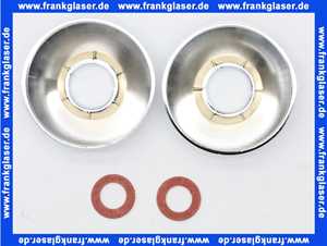 7517905 Kludi Rosette mit Dichtung 24x14.5x2 für Wandarmaturen chrom