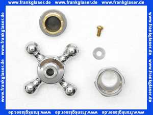 753000500 Kludi Ersatzteil Kreuzgriff mit Haube Cold chrom