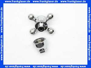 753000500 Kludi Ersatzteil Kreuzgriff mit Haube Cold chrom