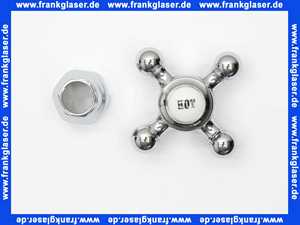 753010500 Kludi Ersatzteil Kreuzgriff mit Haube Hot chrom