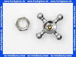 753010500 Kludi Ersatzteil Kreuzgriff mit Haube Hot chrom