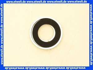76801 Kludi Rosette f.WT-Batterie new waves verchromt