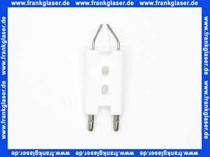 612067 Körting Doppelelektrode 8x42/27.5x13 Zünddraht 2x1.5D