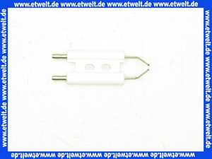 612265 Körting Doppelelektrode 8x42/31x11 Zünddraht 2x1,5D 1.