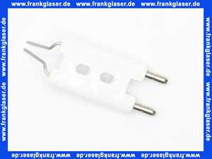 612326 Körting Doppelelektrode 8 x 42/27,3x 13 Zünddraht 2x1,