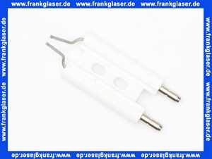612326 Körting Doppelelektrode 8 x 42/27,3x 13 Zünddraht 2x1,