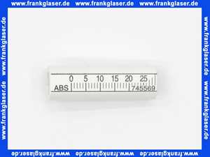 615945 Körting Einstellskala 0-30 37 lang D 12/8,0