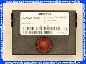 Ölfeuerungsautomaten LOA 26171B27 fernentriegelbar