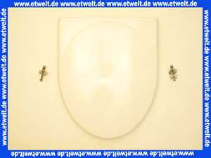895171 Laufen WC-Sitz GALLERY mit Deckel, Scharniere Edelstahl, weiss