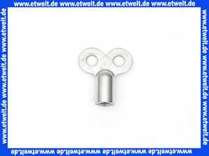 Luftschlüssel Entlüftungsschlüssel Schlüssel aus Metall mit Innenvierkant für Heizkörper zur Entlüftung