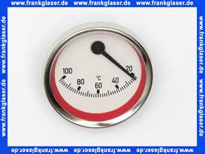 58071.05 Meibes Thermometer rot, exzentrischer Anschluß