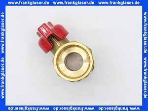 618012 Meibes Kugelhahn 3/4 IG X UEWM 3/4 IG, rot, MS roh