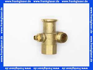 61887.41 Meibes Dreiwege-Kugelhahn 1 IG MFL 44,5 MM, RE. Abgang 3/4 flachdichtend ohne Griff