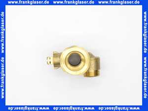 61887.41 Meibes Dreiwege-Kugelhahn 1 IG MFL 44,5 MM, RE. Abgang 3/4 flachdichtend ohne Griff