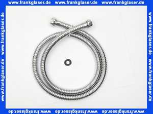 90201110 Meloh ND-Metall-Brauseschlauch 1/2 125cm chrom
