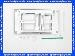 420505 Mepa® Wave Betätigungsplatte für A21/E21 2-Mengen in Matt-Chrom