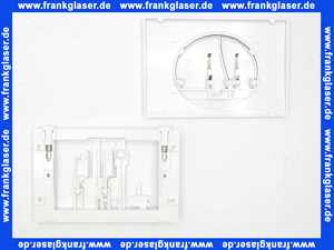 420751 Mepa® Betätigungsplatte für Sanic-Spüllkasten 2-Mengenspüle, weiss