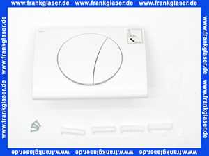 Mepa® sun für R11 Betätigungs- platte 2-Mengen Weiß 421600