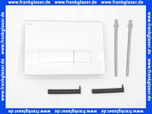 Mepa® orbit für A31/B31/E31 Betätigungsplatte für Spülkasten mit 2-Mengen Spülung, weiß 421800