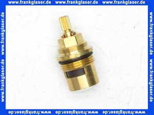 KC9020 Kera-Control Innenoberteil Hahnoberteil 3/4 90 Grad rechtsschließend kurze Spindel messing Metzger
