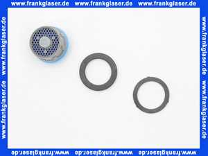 Neoperl® Smooth Open Laminar Innenteil m. Dichtung/hellblau, M22/M24 16 L/MIN. 01383095