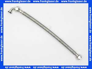 66861130 Neoperl® NEOFLEX Panzerschlauch DN 8 IG gerade x IG gebogen 3/8 x 3/8 300