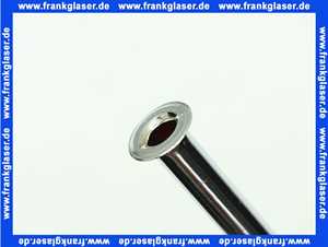 123 Nil Gampper Cu-Rohr d: 10 mm x 300 mm lang 1/2 Bördel (d: 18 mm) - glatt,verchr.