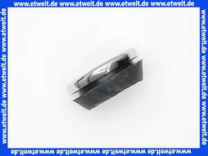 188 Nil Gampper WC-Verb. für Spülr. (Euro-WC) d:28x26 + d:32x30 mm, mit Rosette