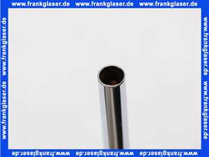 223 Nil Gampper Cu-Rohr d: 12 mm x 300 mm 1/2 Bördelrand - glatt, verchromt