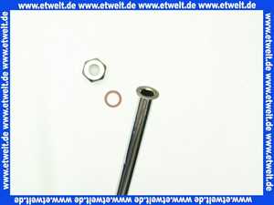 285 Nil Gampper Cu-Rohr d: 12 mm x 500 mm 1/2 Bördel, Mutter, Dichtung - glatt