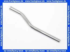 45063 Nil Gampper Urinalspülrohr d:18x16,5x300 mm 40 mm gekröpft, verchr. zu Modell DK 78