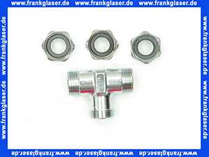 5901 Nil Gampper T-Verschr. 3/8 x 3/8 x 3/8 3 Quetschverschraubungen 3/8 x d: 10 mm