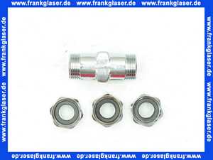 5901 Nil Gampper T-Verschr. 3/8 x 3/8 x 3/8 3 Quetschverschraubungen 3/8 x d: 10 mm