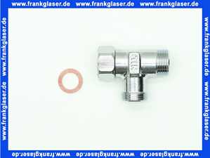 5943 Nil Gampper T-Verschr. 3/8 , ÜM 3/8 ohne Quetschverschraubungen