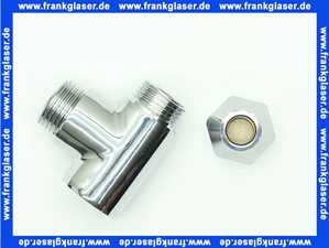 6065 Nil Gampper T-Stück 1/2 Quetschverschraubung 1/2 x d: 10 mm