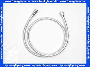 OPS125 Optima Brauseschlauch Optima S 125cm Kunststoff, gerillt, metalleffekt
