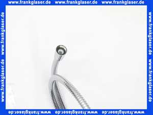 OPS125 Optima Brauseschlauch Optima S 125cm Kunststoff, gerillt, metalleffekt