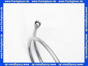 OPS125 Optima Brauseschlauch Optima S 125cm Kunststoff, gerillt, metalleffekt